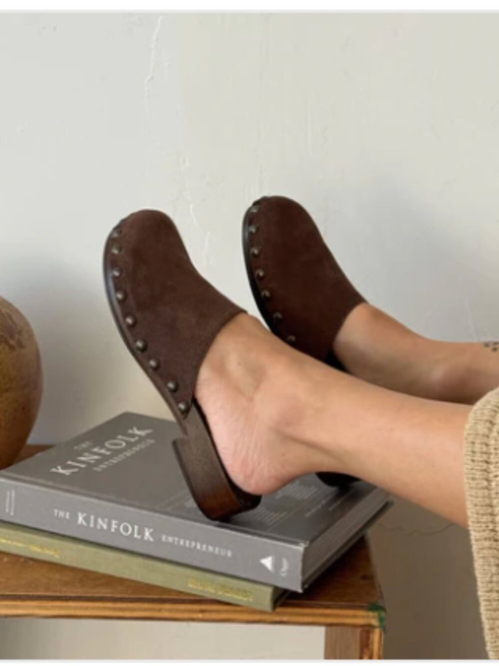 Dolce Vita Alanis Flats Brown Suede Clog - Picture 12 of 14